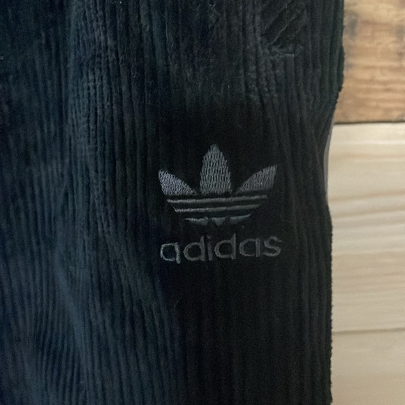 Adidas Originals size small black corduroy side stripe pants - Picture 5 of 12